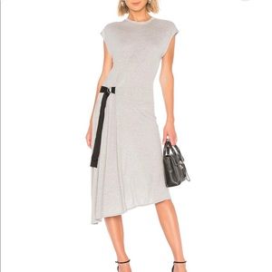 rag & bone Ophelia  jersey dress with built-in belt and bias hem